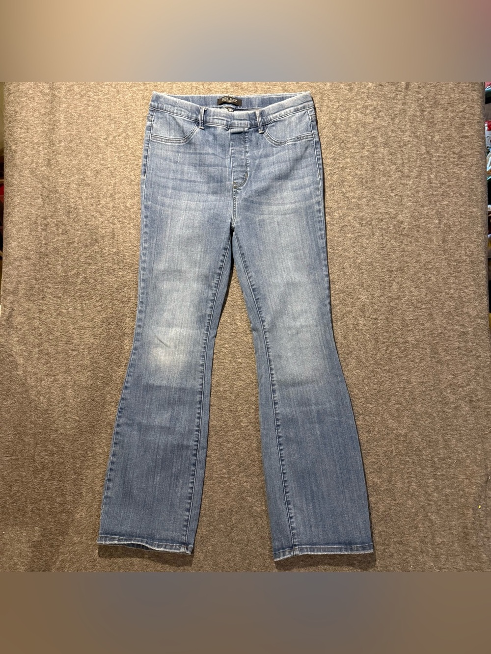 Judy Blue Pull On High Rise Slim Bootcut Jeans Womens 15/32 (fit 32x32) blue